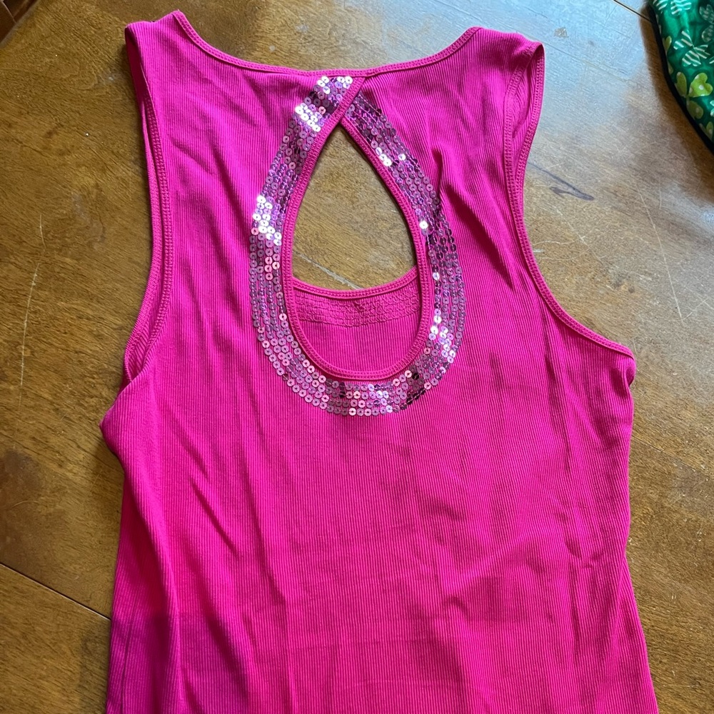 Pink Express tank top